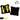 Lucky Bags LCKY Black and Neon Yellow